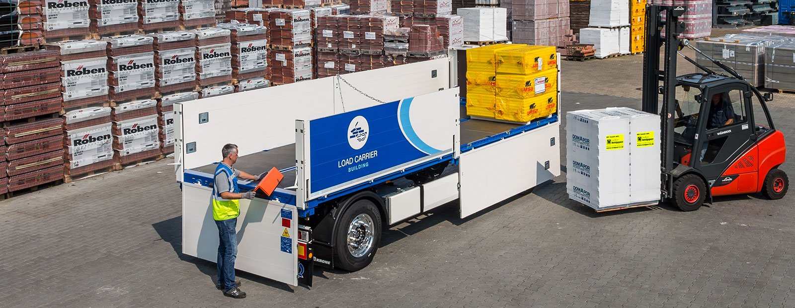 Krone Load Carrier для перевозки строительных материалов